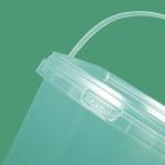 2L 3L 4L 5L Mini Plastic Buckets For Yogurt Biscuit Cookies Pet Food Storage