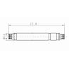 Buy cheap CSMP Female to Female RF Coaxial Connector In Series Adapter 17.9mm from wholesalers