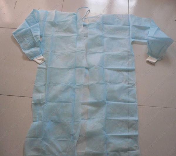 Buy cheap Red / Green Disposable Surgical Gowns Against Liquid Biodegradable Elastic Cuff 16-80gsm from wholesalers