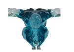 Contemporary Garden Home Art Decoration Transparent Resin Man Sculpture