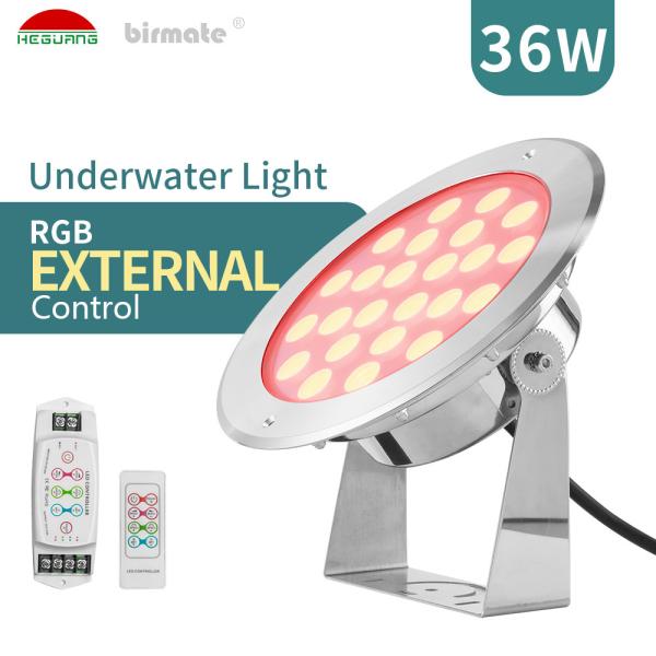 Buy cheap 36W RGB DC24V Underwater LED Spotlights IP68 Waterproof IK10 from wholesalers