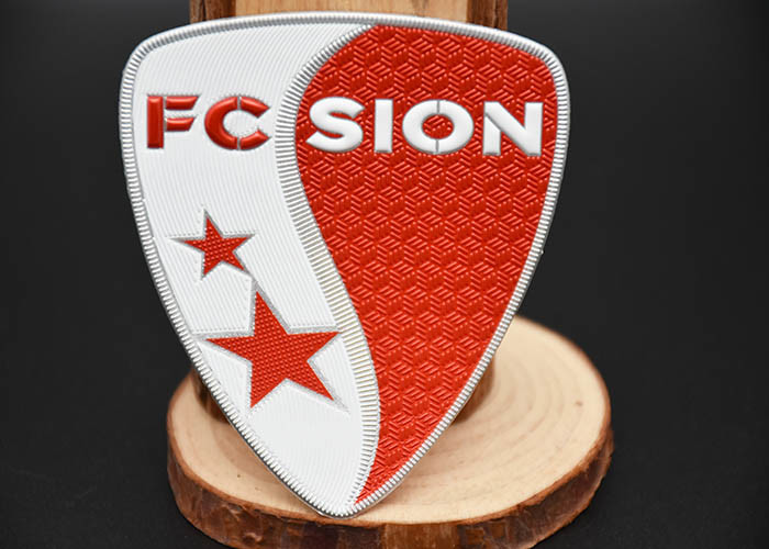 Clothing TPU Custom Uniform Patches , Heat Press Iron On Patches