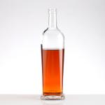 Super Flint Glass Custom Logo Hot Stamping Vodka Brandy Liquor Beverage Wine