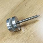 Wall Mounting 304 316 Stainless Steel Glass Balustrade Standoff Pins Custom