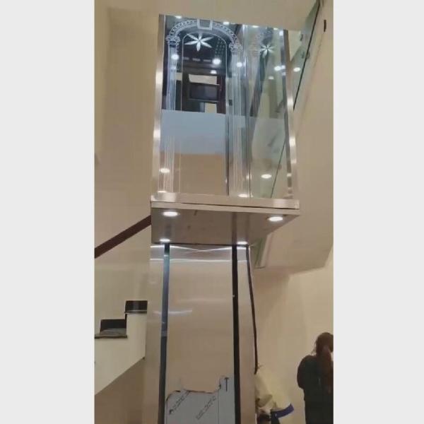 Buy cheap Naked Cabin Residential Hydraulic Elevator 5 Stops 0.2-0.4 M/S from wholesalers