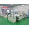 Buy cheap Blue Epoxy Resin Countertop Chemistry Lab Bench Cost for Hospital & School Laboratory from wholesalers