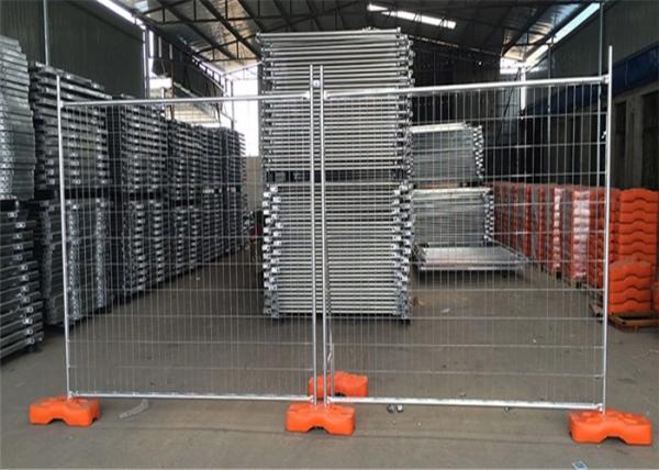 Buy cheap Galvanized Temporary Construction Fence , Temporary Site Security Fencing 1100mm Height from wholesalers