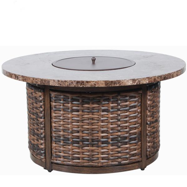 Buy cheap Garden 42'' Round Granite Propane Gas Fire Pit Burner For All - Season from wholesalers