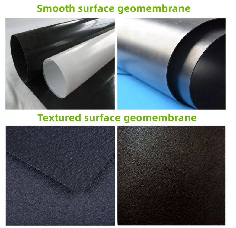 Waterproof HDPE Liner for Fish Farm Pond Customized Thickness Black White Blue Green