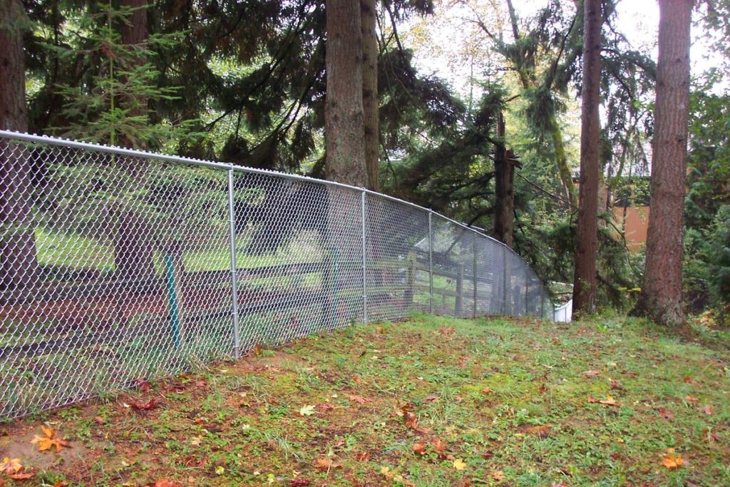 High Security Durable 5.0mm Steel Chain Link Fencing Panels Diamond Shape