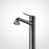 Buy cheap Contemporary 251mm Basin Mixer Faucet Gun Gray Polished Surface from wholesalers