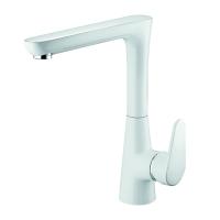 Buy cheap Chrome White Kitchen Mixer Faucet Hot And Cold Water Mixer Tap Anti Aging product