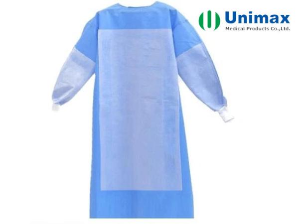 Buy cheap Blue Reinforced SMS 45gsm Disposable Surgical Gowns from wholesalers