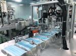 9kw Disposable Face Mask Machine 70pcs/ Min 3 Ply 4 Ply PLC Non Woven Folded