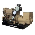 100KW 125KVA Cummins Engine 6BT8.3-GM115 Marine Diesel Generator with Low