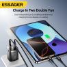 Buy cheap ESSAGER ES-CD45 Series 2 Ports 33W USB-A Wall Charger USB C Fast Charger from wholesalers