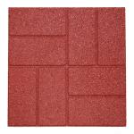 E-Purchasing Dual-Side Horse Walkerway Rubber Paver 16"X16" For Pathway Paver,