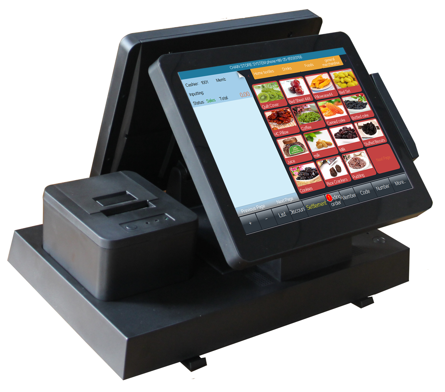 Intel Corei3/i5/J1900 CPU 4GB/8GB DDR3 RAM Touch Pos Machine for Restaurants and Retails