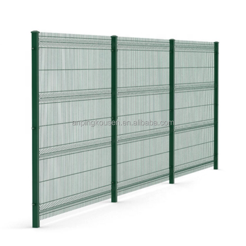 Rectangle Pressure Treated Heat Treated Wood Type Galvanized Welded Iron Wire Mesh Fence