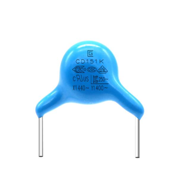 Buy cheap 151K 400VAC Y1 Safety Capacitor 151K Small Capacity Loss Attenuation from wholesalers