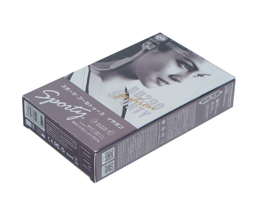 Custom CMYK Printed Electronics Cardboard Box For Bluetooth Headset