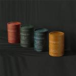 Recycled Custom Cosmetics Packaging Box Containers Made Round Kraft Paper Tube