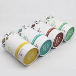Tea Tube Packaging Aluminum Foil Round Containers for Food Products Candy