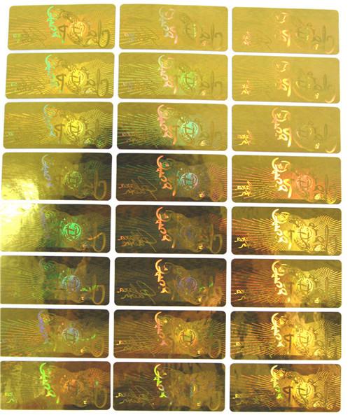 Buy cheap Waterproof Hologram Security Stickers , Gold Sticker Printing In 2D / 3D Labels from wholesalers