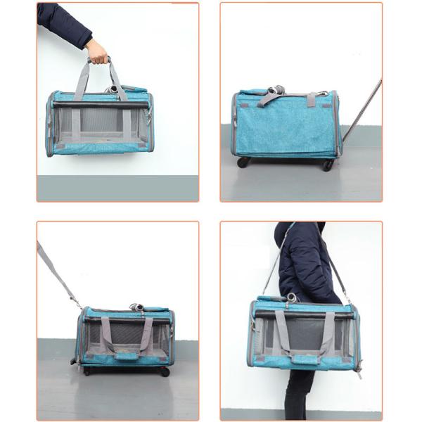 Buy cheap 4 Wheel Pet Trolleys Easy Walk Folding Carriage Pet Stroller For Small Dogs Cats from wholesalers