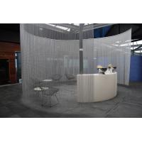 Buy cheap Dekoration Gold Aluminum Chain Curtain 1m-3m Stainless Steel Mesh Curtain product
