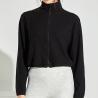 Buy cheap 100% Cotton Spring Autumn Female Sports Clothes Stand Up Collar Hoodie from wholesalers