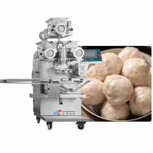 Buy cheap PLC 2KW Industrial Meatball Maker Automatic Encrusting Machine High Accurate from wholesalers
