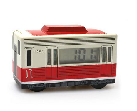 Buy cheap New creative gift product moving bus alarm clock from wholesalers