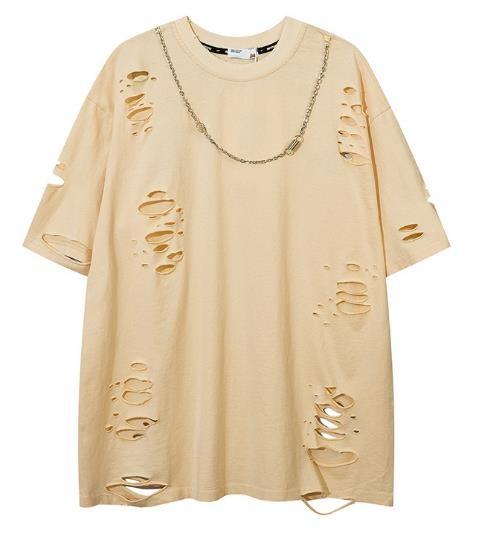 Buy cheap Clothing Manufacturer For Small Business 100% Cotton 230gsm Short Sleeve Distressed T Shirt from wholesalers