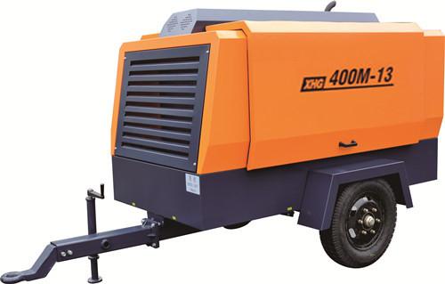 Buy cheap Rotary Screw Industrial Air Compressor Mid Type Engine 2 Wheels Moving from wholesalers