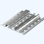 Brush Gold 10mm Chrome Round Edge Tile Trim Decoration
