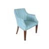 Buy cheap solid wood frame fabric upholstery arm chair/wooden dining chair/desk chair from wholesalers