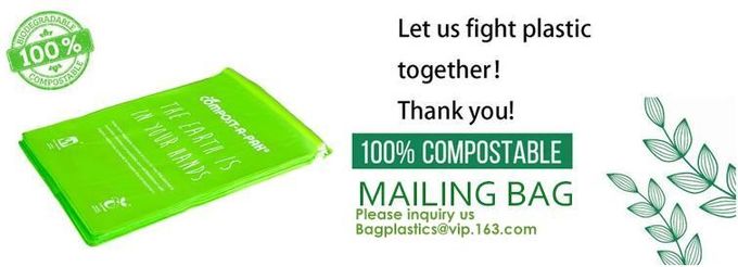 Cornstarch made biodegradable compostable shipping plastic mailing bag custom bubble mailer poly mailers bagease bagplas