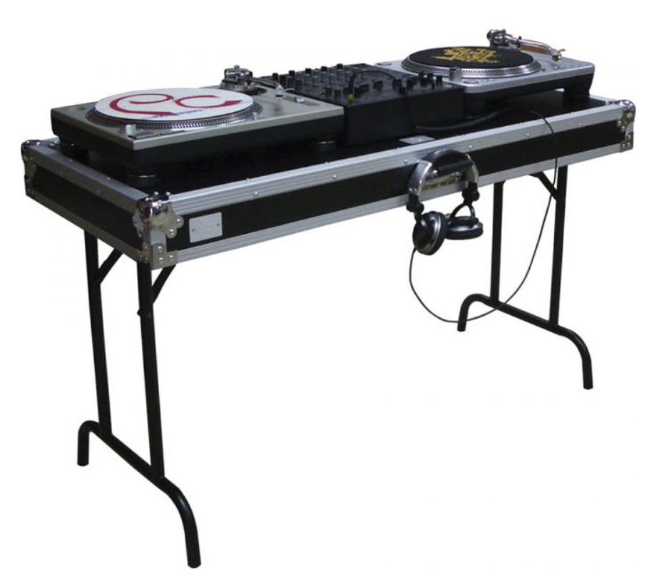 Universal Fold Out Table Rack Flight Case For Lighting Speaker