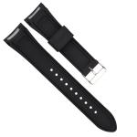 Thick Silicone Rubber Watch Bands , Mens Style Curved Watch Straps