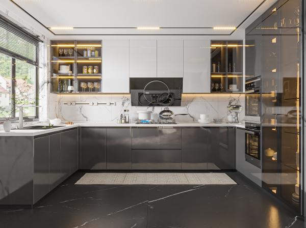 Buy cheap American Style High Gloss Cabinet For Home Furniture Wardrobes And Storage from wholesalers