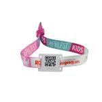 Hotel 13.56 MHz Woven RFID Chip Wristband Access Control Ultralight EV1
