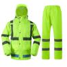 Buy cheap Reflective PPE Safety Wear Warning Split Safety Waterproof Rain Poncho from wholesalers