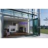 Buy cheap EPDM Glass Aluminum Folding Doors Thermal Break 2.0mm Profile Damp Proof from wholesalers