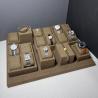 Buy cheap Coffee Color Luxury Watch Display Rectangle Wood Watch Set Box from wholesalers