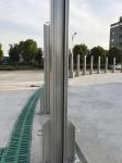 Good Tightness Aluminium Industrial Profile for Spundwand / anodized aluminium