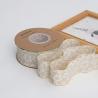 Buy cheap Embossed Floral Lace Trim 25mm Polyester Champagne Lace Ribbon from wholesalers