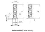 Welding Studs for Capacitor Discharge Stud Welding Fir Tree Stud