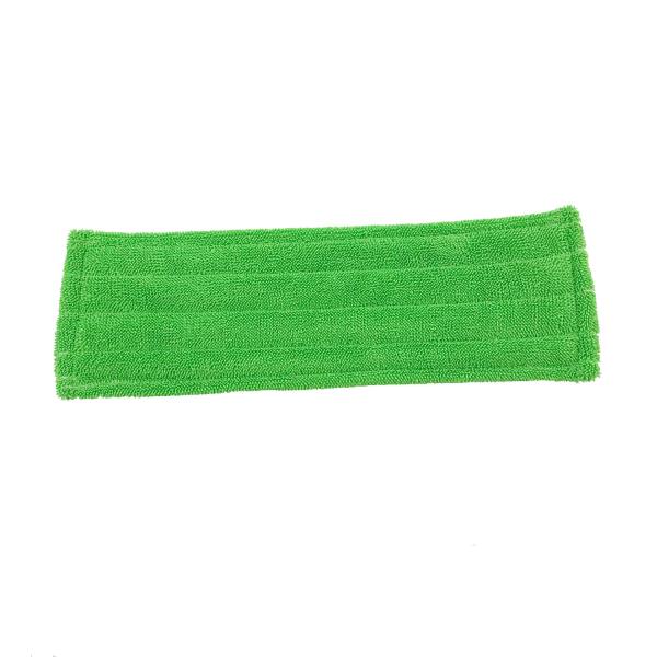 Buy cheap Twist Pile Metal Buckles Clip Microfiber Flat Mop Refill Pad 18" Green from wholesalers