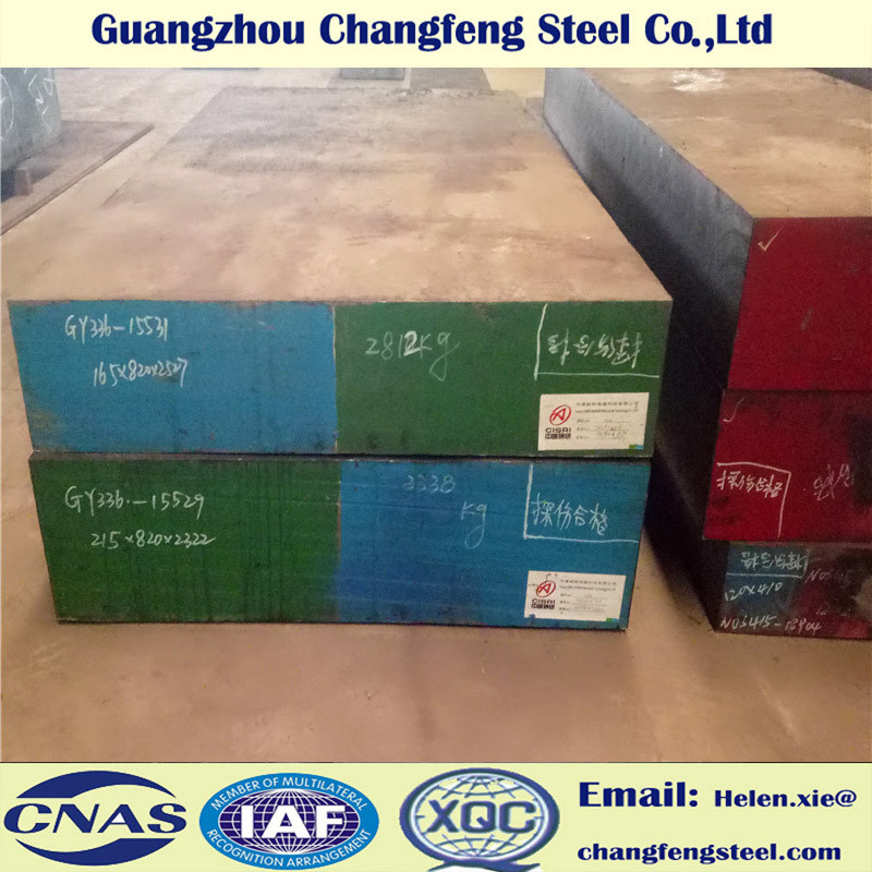 Machined 1.2080 SKD1 D3 Cr12 Alloy Steel Flat Bar Annealed Hbs248 Max